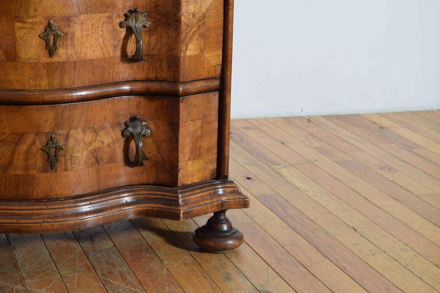 Walnut 4-Drawer Commode