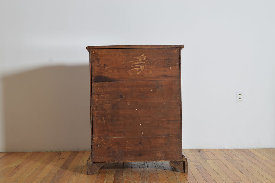 Walnut 4-Drawer Commode