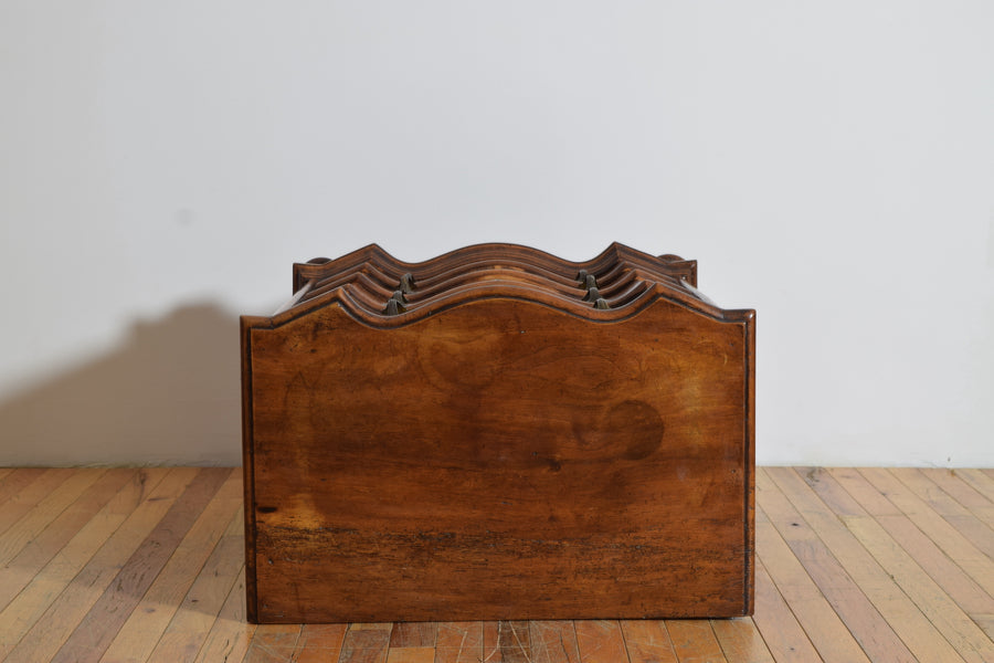 Walnut 4-Drawer Commode