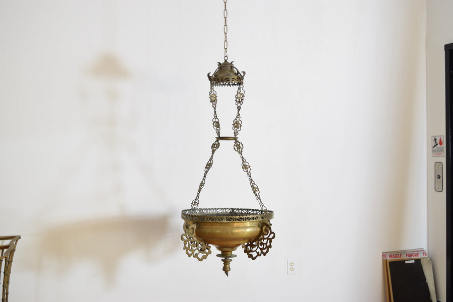 Large Brass Censer Lantern