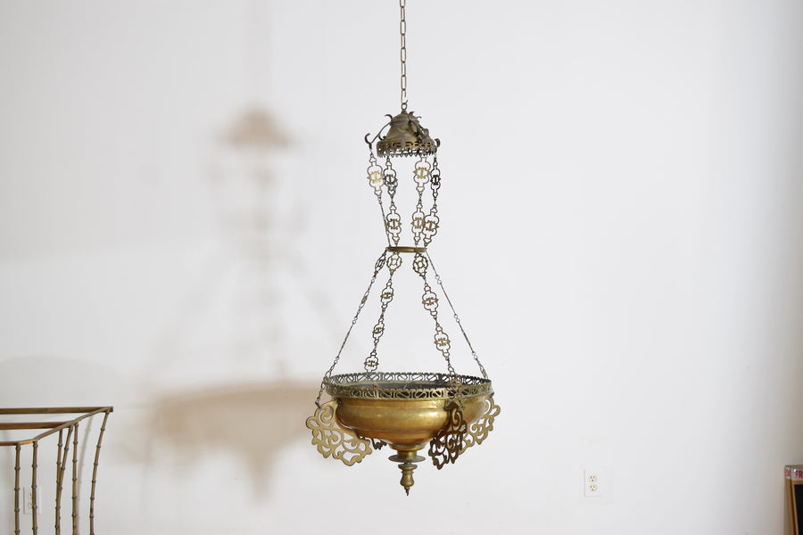 Large Brass Censer Lantern
