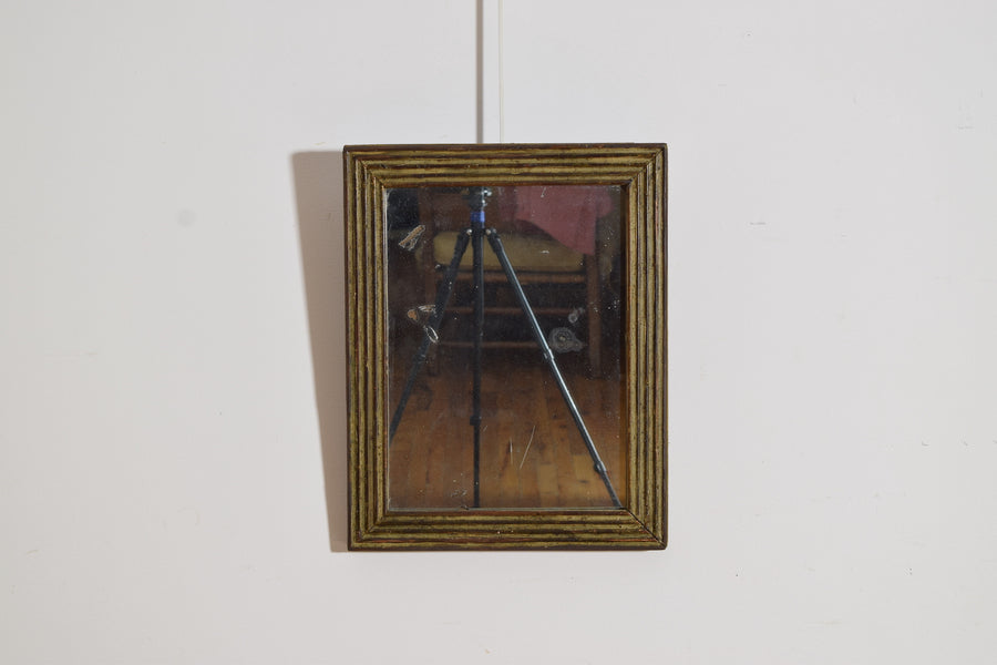 Silver Gilt Small Mirror