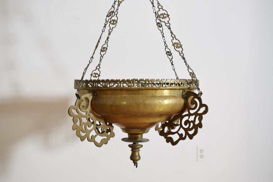 Large Brass Censer Lantern