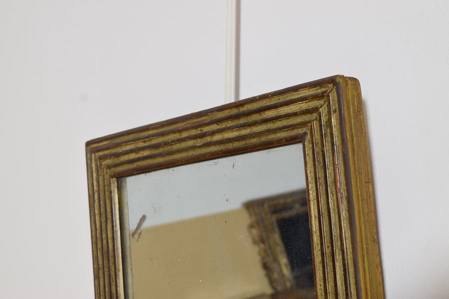 Silver Gilt Small Mirror