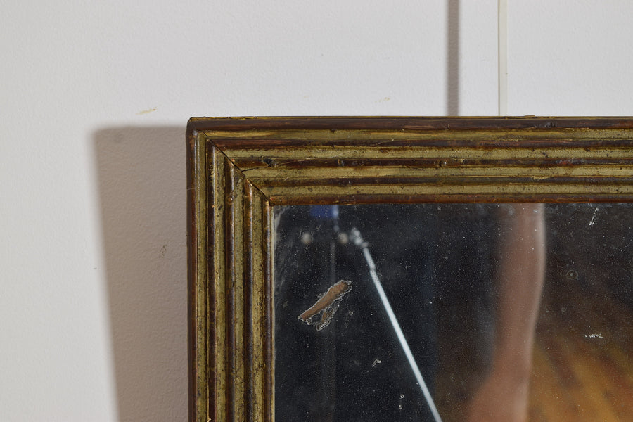 Silver Gilt Small Mirror