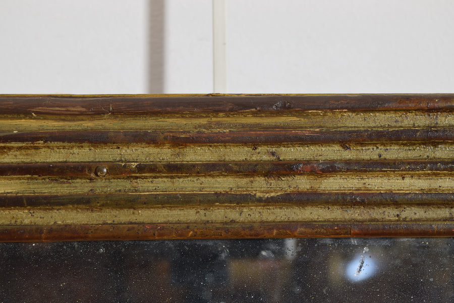 Silver Gilt Small Mirror