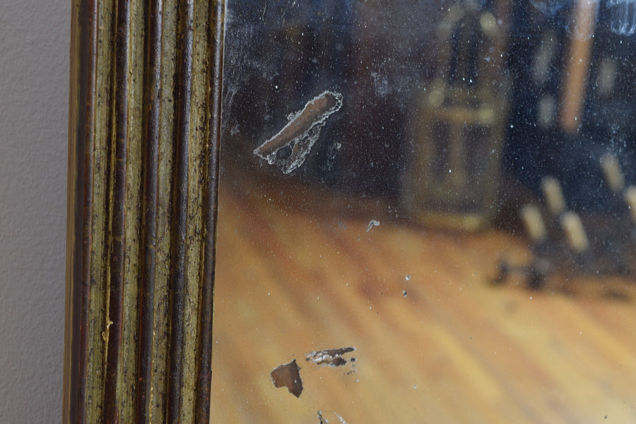 Silver Gilt Small Mirror