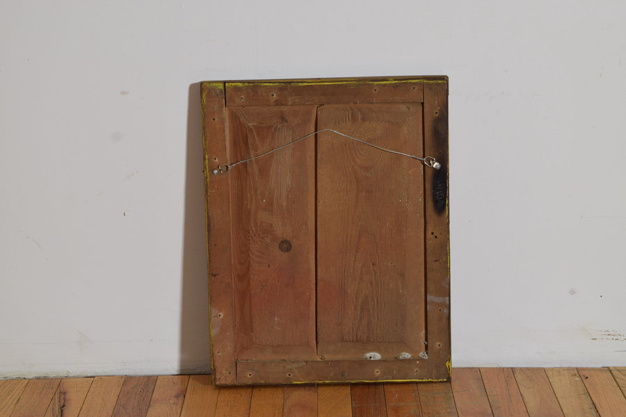 Silver Gilt Small Mirror