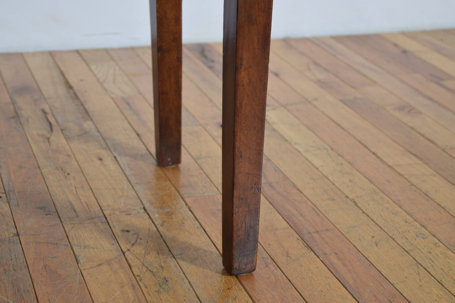 Walnut and Oak 1-Drawer Side Table