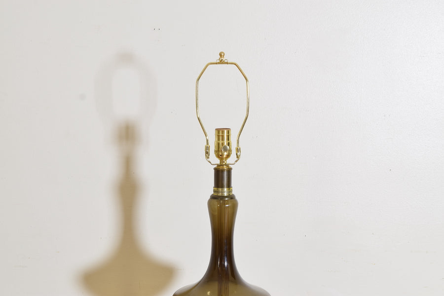 Pair of Glass Lamps