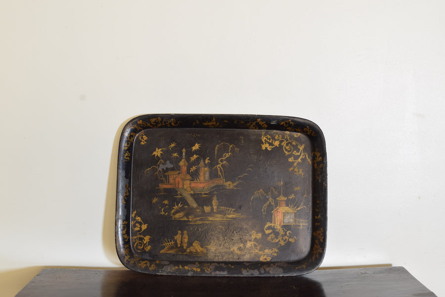 Tole Chinoiserie Tray
