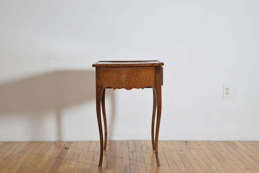 Walnut 1-Drawer Table