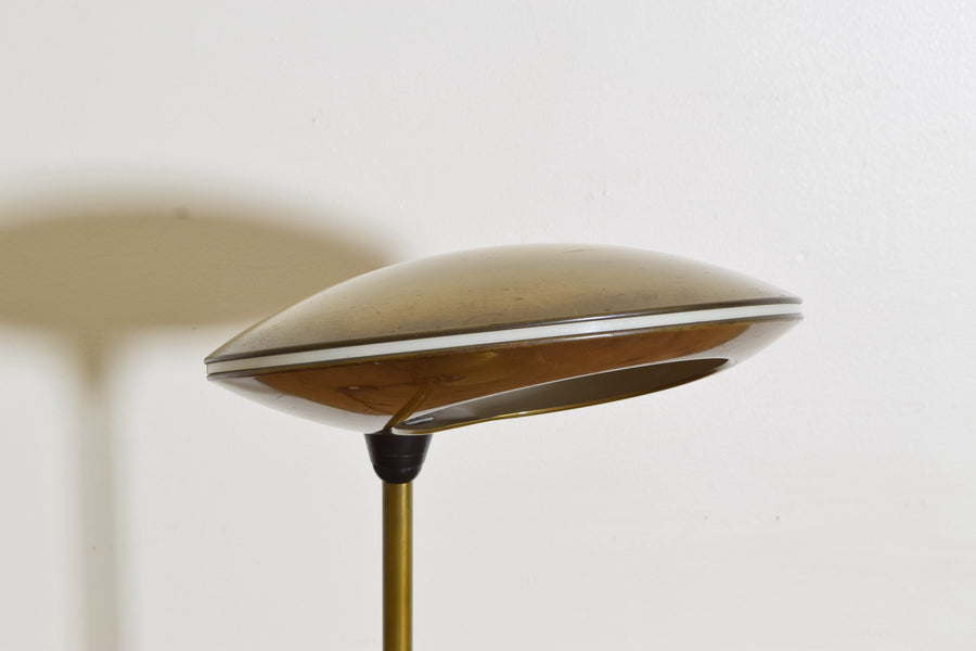 UFO Patinated Brass Table Lamp