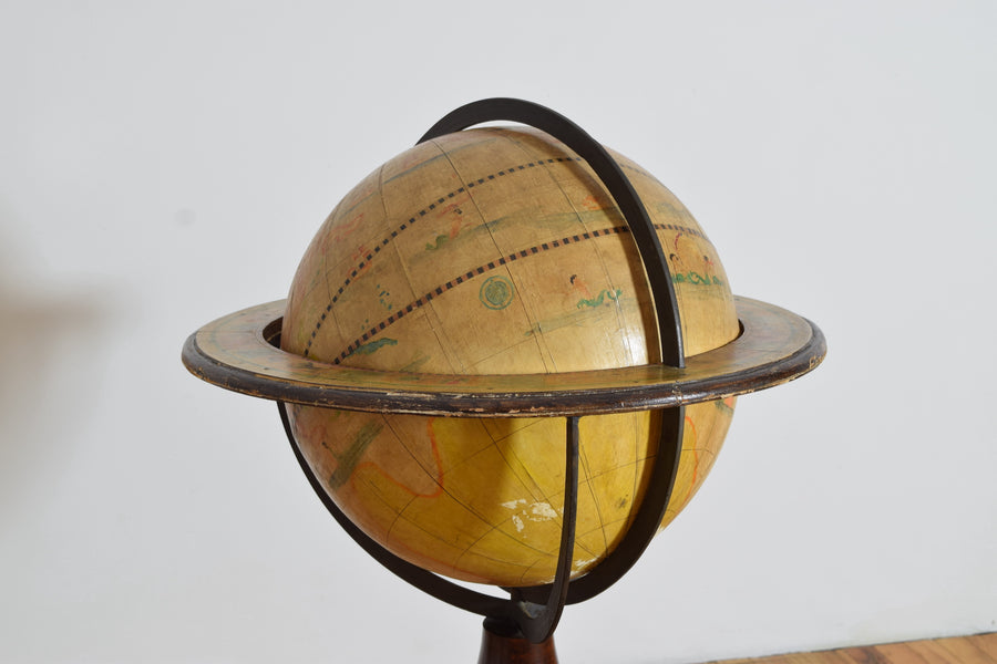 Walnut and Iron Celestial Globe