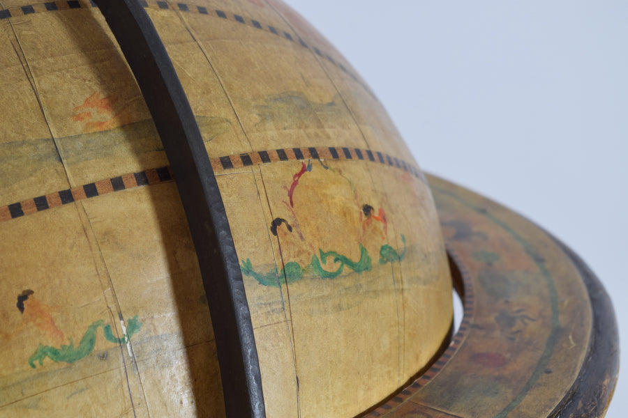 Walnut and Iron Celestial Globe