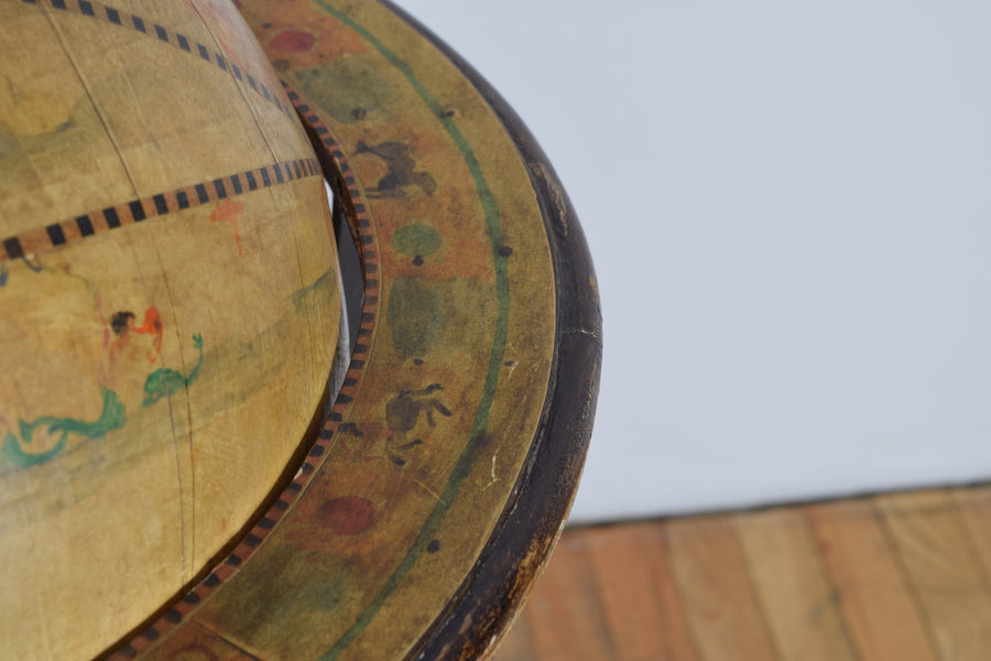 Walnut and Iron Celestial Globe