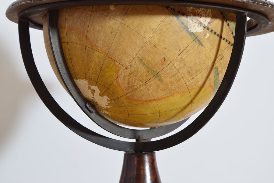 Walnut and Iron Celestial Globe
