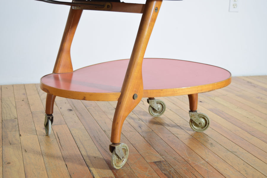 Wilhelm Renz Retro Bar Cart or Tea Trolley