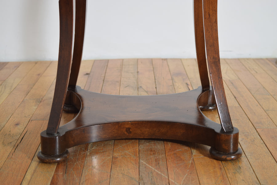 Ashwood and Ebonized 1-Drawer Side Table