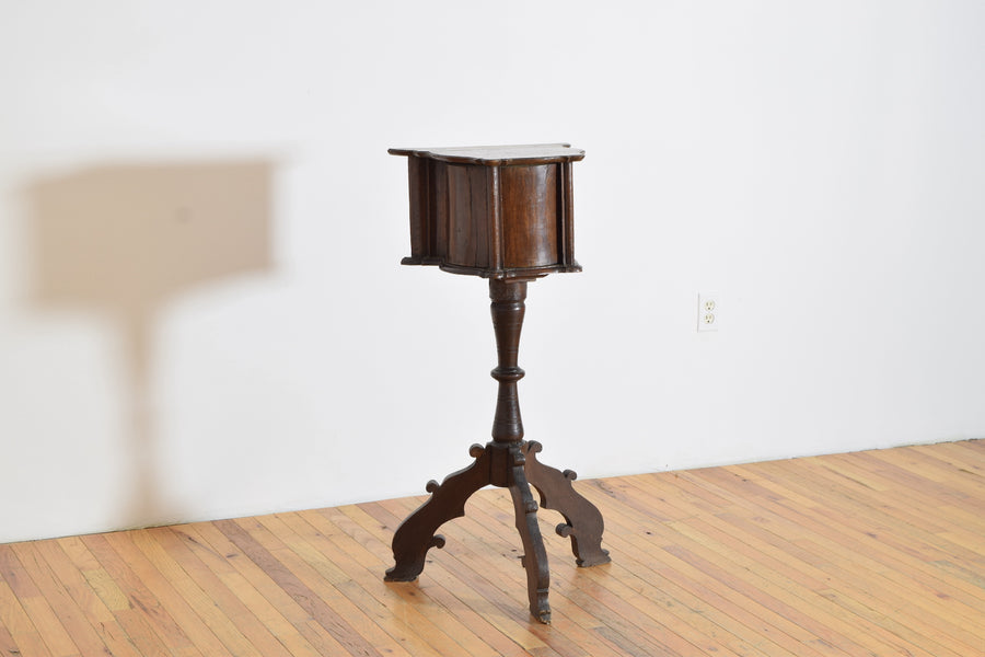 Walnut Altar Console Table