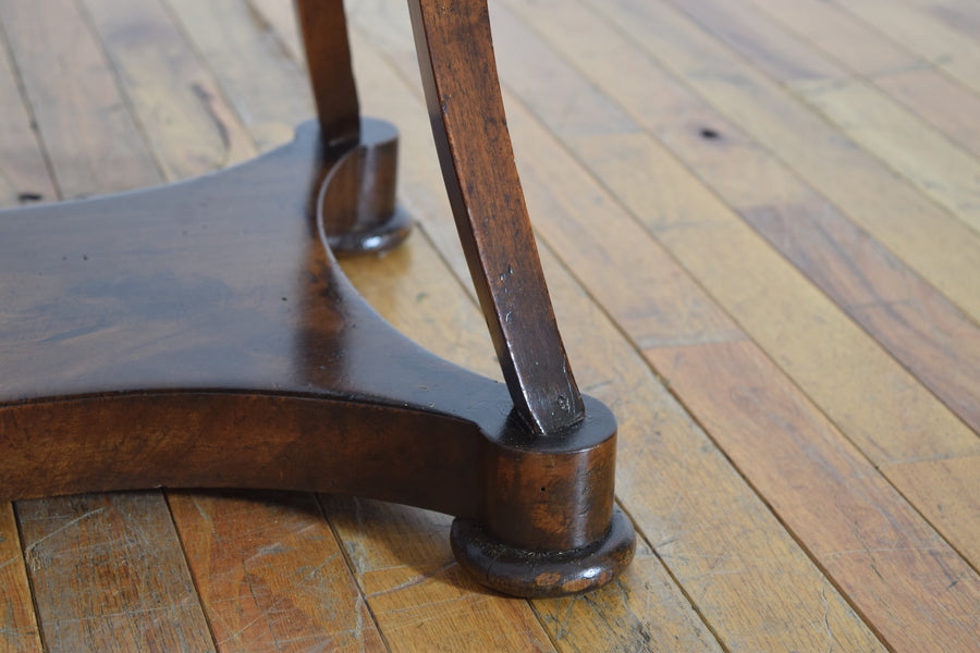 Ashwood and Ebonized 1-Drawer Side Table