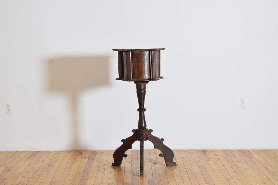 Walnut Altar Console Table