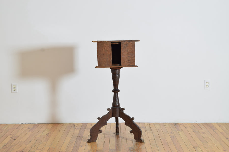 Walnut Altar Console Table