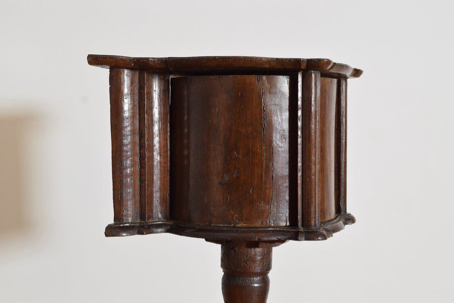 Walnut Altar Console Table