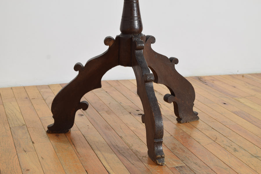 Walnut Altar Console Table