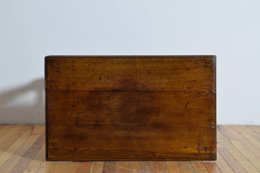 Turned Oak 1-Drawer Table