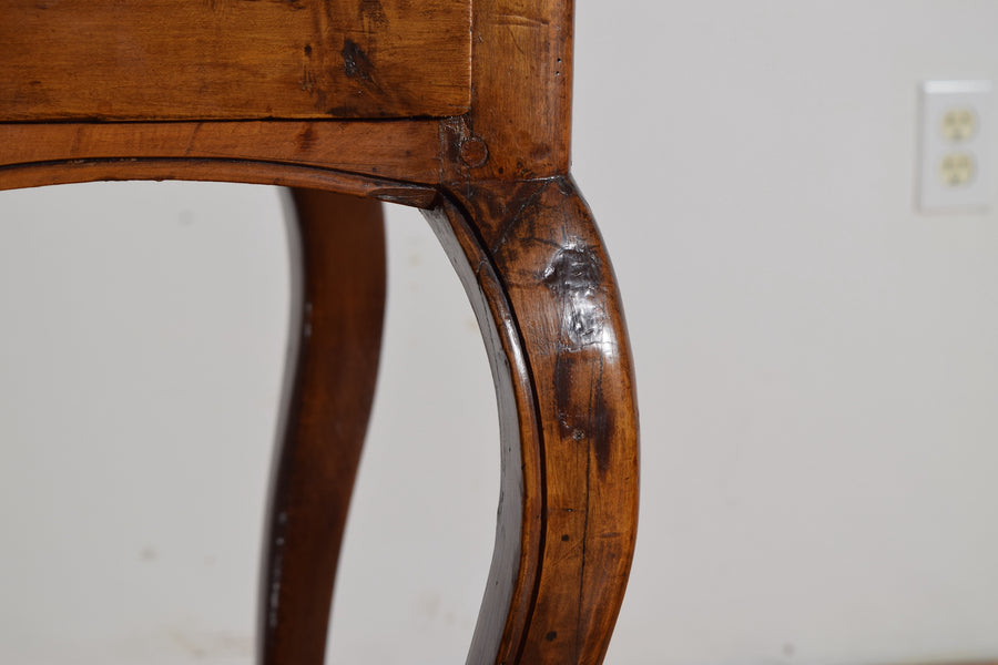 Walnut 1-Drawer Table