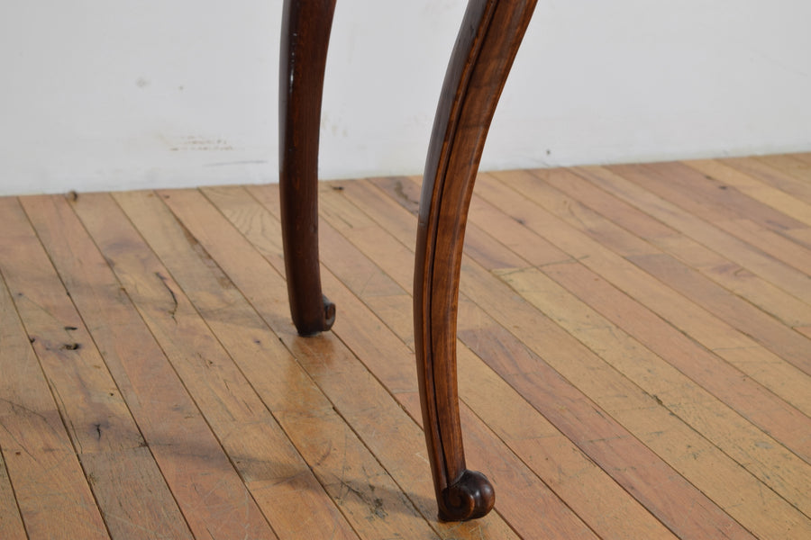 Walnut 1-Drawer Table