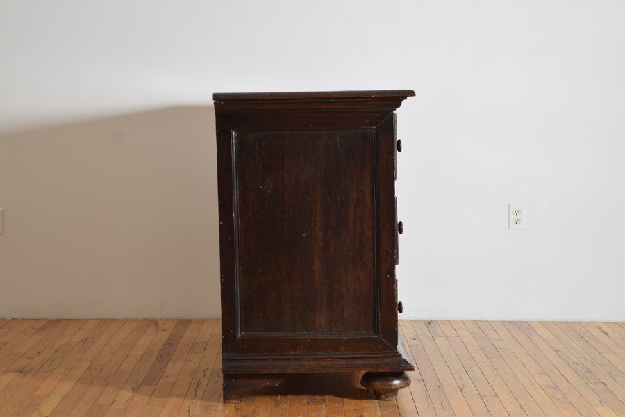 Walnut 3-Drawer Commode