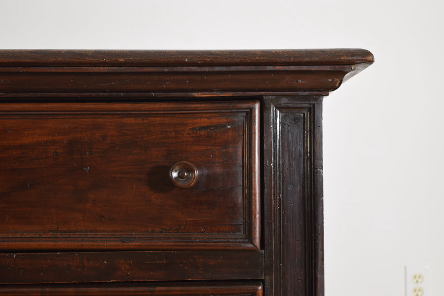 Walnut 3-Drawer Commode