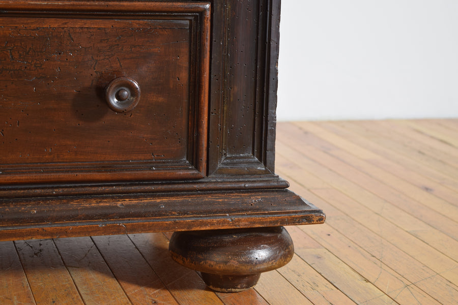 Walnut 3-Drawer Commode