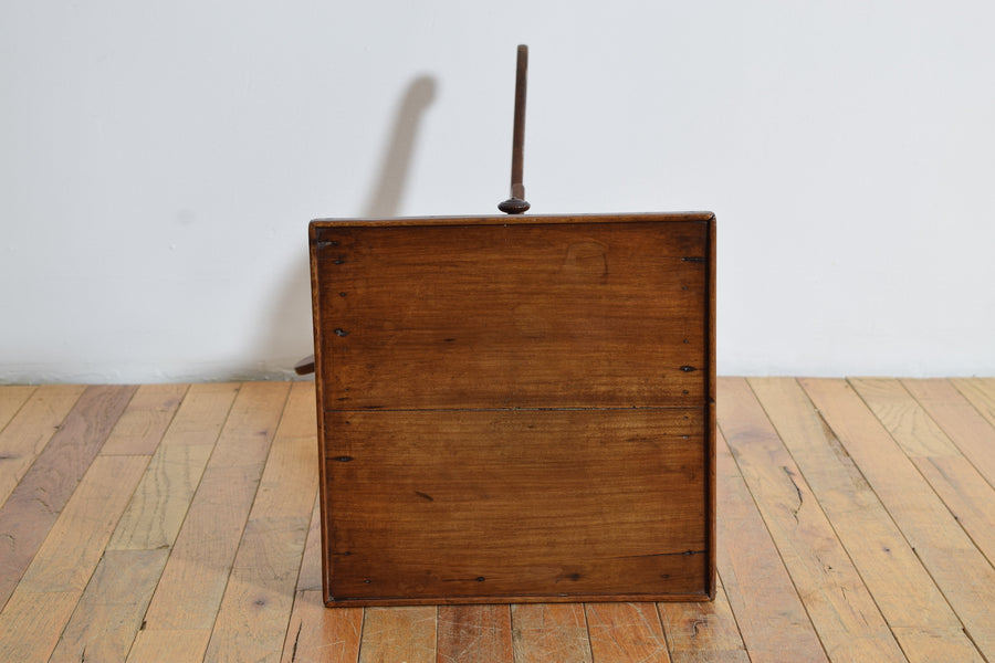 Walnut 1-Drawer Side Table