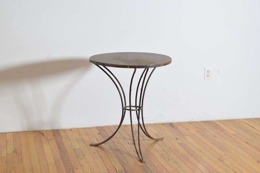 Iron and Metal Bistro or Garden Table