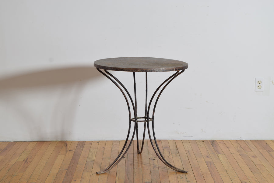 Iron and Metal Bistro or Garden Table