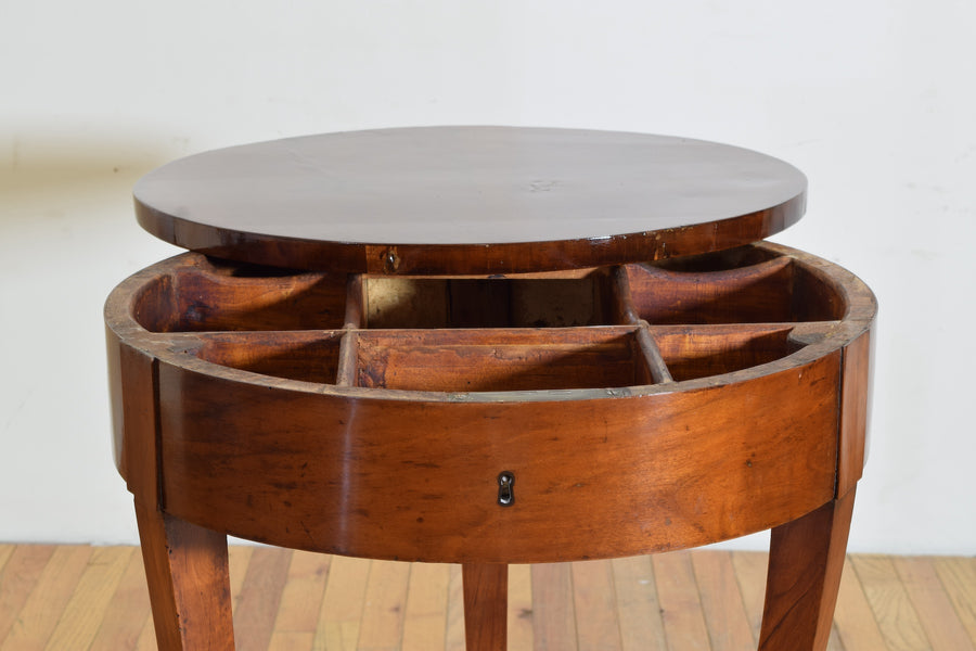 Walnut Center or Side Table with Rotating Top