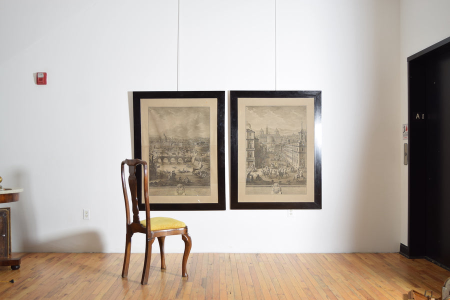 Framed Architectural Engravings, Views of Rome