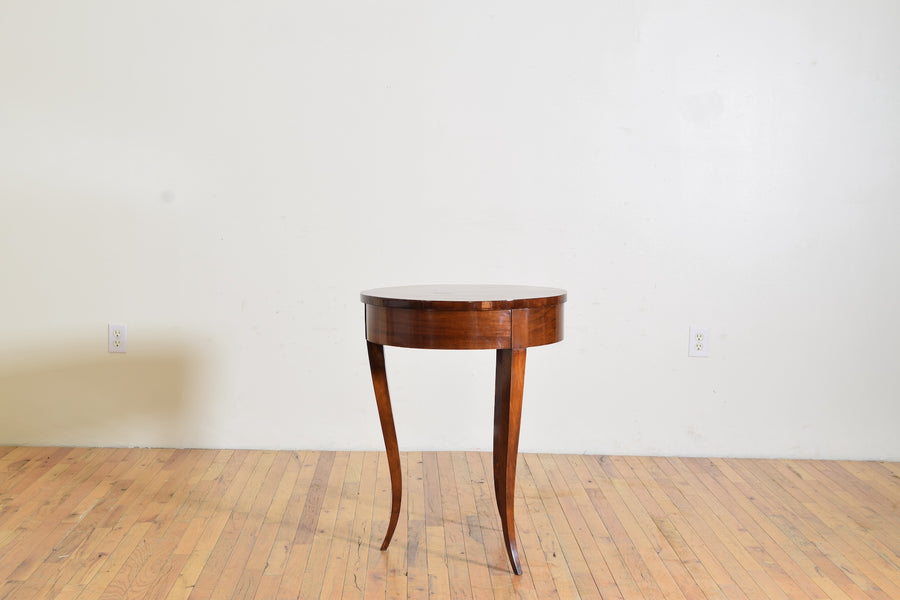 Walnut Center or Side Table with Rotating Top