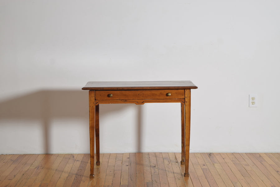 Walnut 1-Drawer Table