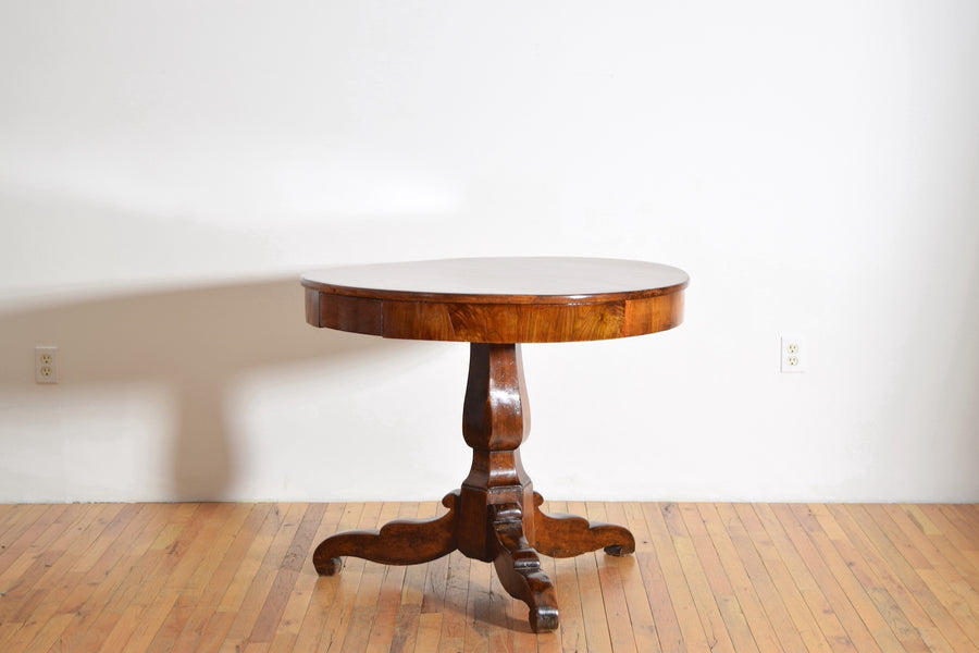 Walnut 2-Drawer Center Table