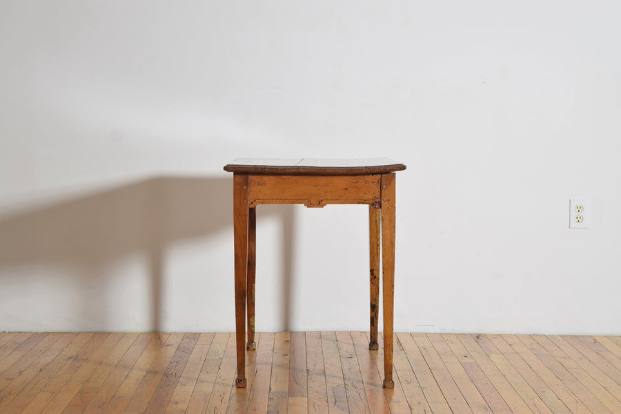 Walnut 1-Drawer Table