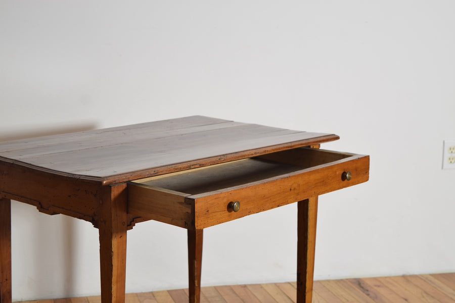 Walnut 1-Drawer Table
