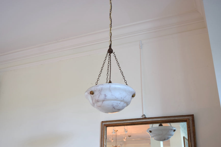 Alabaster Hanging Pendant
