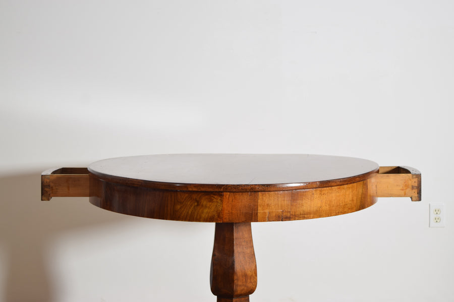 Walnut 2-Drawer Center Table