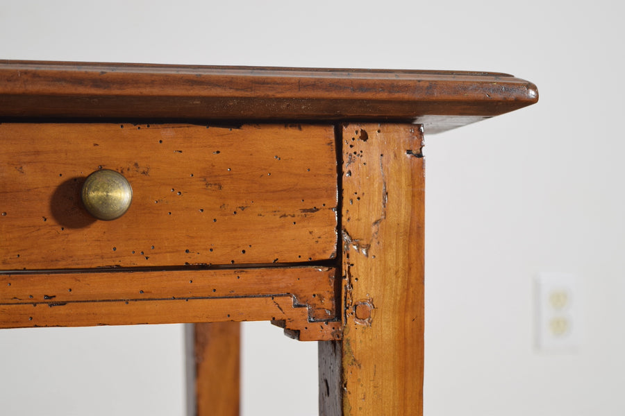 Walnut 1-Drawer Table