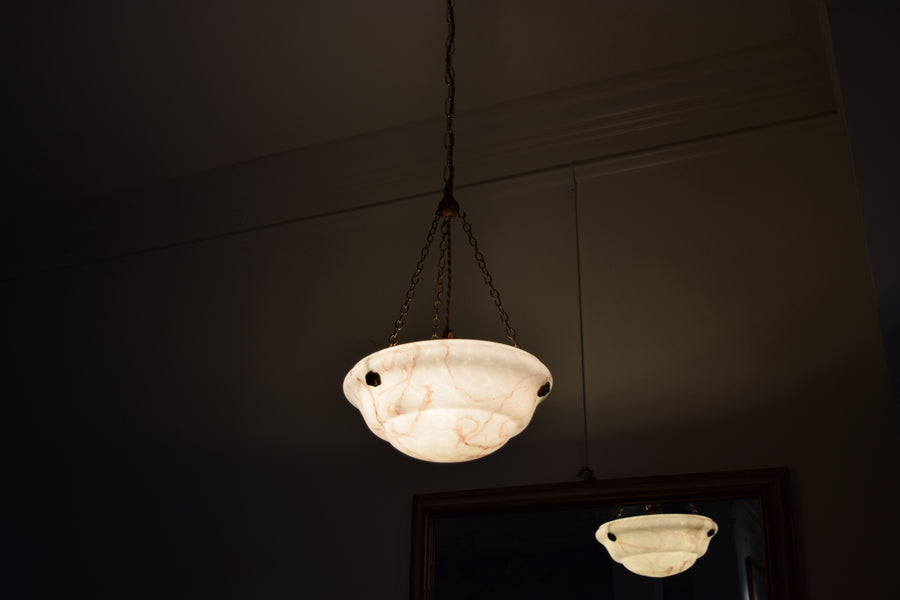 Alabaster Hanging Pendant