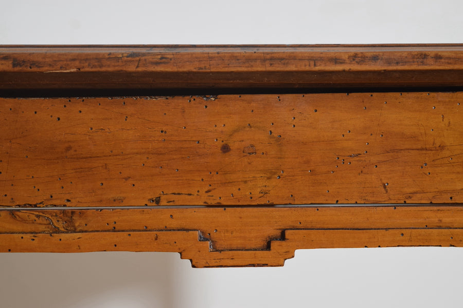 Walnut 1-Drawer Table